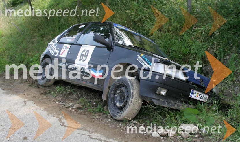 Posadka Peter Hus in Michael Schwarz (Avstrija)4. Rally Škoda Maribor 2006