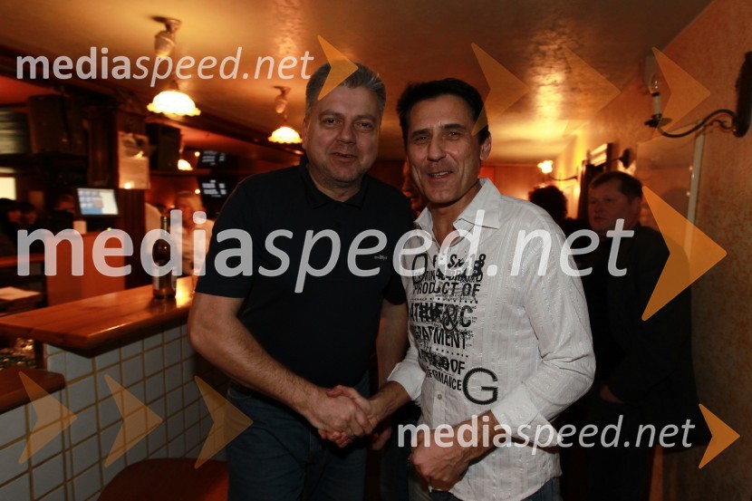 Andrej Verlič, nekdanji podžupan Mestne občine Maribor in Stojan AuerTradicionalni božični koncert Prljavo kazalište