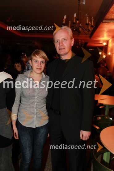 Danilo Burnač, direktor podjetja Mariborski Vodovod in hči ŠpelaTradicionalni božični koncert Prljavo kazalište