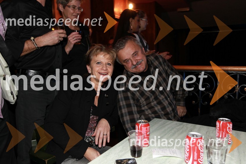 Marjan Krajnc, direktor Študentskega servisa Maribor in soproga TanjaTradicionalni božični koncert Prljavo kazalište