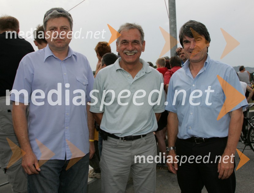 Andrej Verlič, trener hokejistk Term Maribor, Brane Kuzmič, legenda slovenskega relija in inštruktor varne vožnje in Tone Anderlič, poslanec LDS in predsednik AŠ 20054. Rally Škoda Maribor 2006
