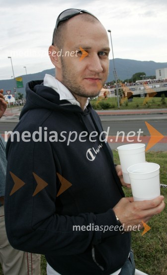 Peter Matjašič, menedžer glasbene skupine Zeron4. Rally Škoda Maribor 2006