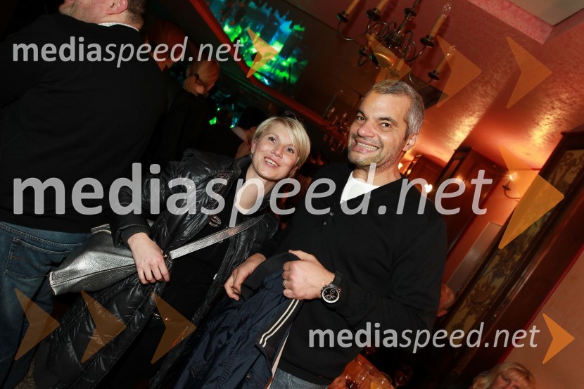 Nina Arsenovič, direktorica Mladinskega kulturnega centra Maribor in soprog Saša Arsenovič, direktor podjetja S.Oliver SLOTradicionalni božični koncert Prljavo kazalište