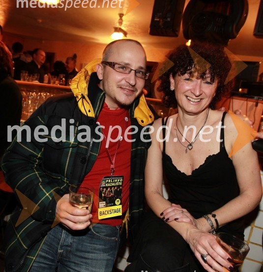 Gregor Jeza, nekdanji predsednik uprave Casina Mond in Simona ŠifrerTradicionalni božični koncert Prljavo kazalište