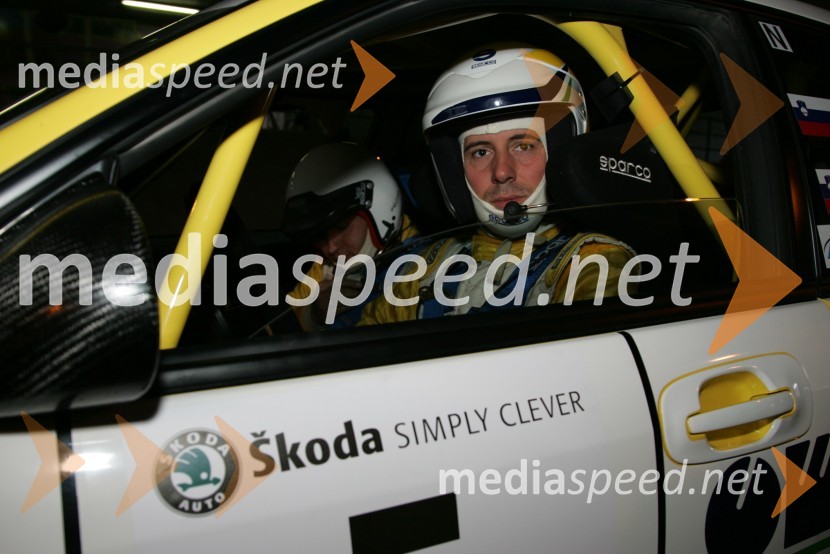Posadka Andrej Jereb in Miran Kacin (Slovenija)4. Rally Škoda Maribor 2006