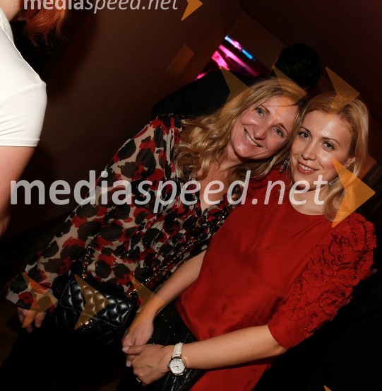 Stanka Hrga, predstavnica Japan Tobaco in Janja Sodja, nekdanja televizijska voditeljicaTradicionalni božični koncert Prljavo kazalište