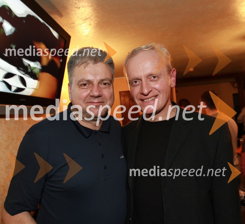 Andrej Verlič, nekdanji podžupan Mestne občine Maribor in Danilo Burnač, direktor podjetja Mariborski VodovodTradicionalni božični koncert Prljavo kazalište