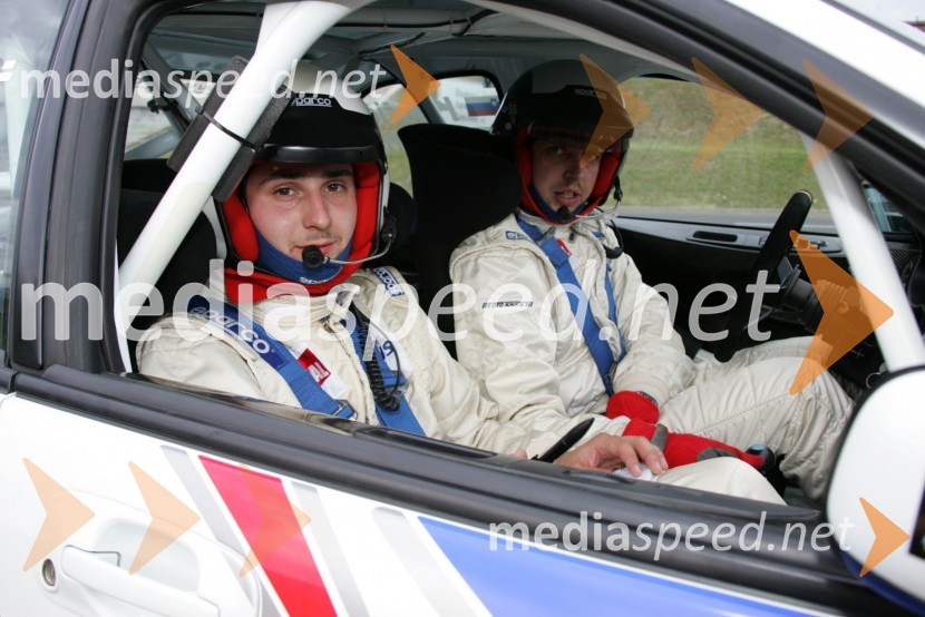 Posadka Tomaž Kaučič in Peter Zorenč (Slovenija)4. Rally Škoda Maribor 2006