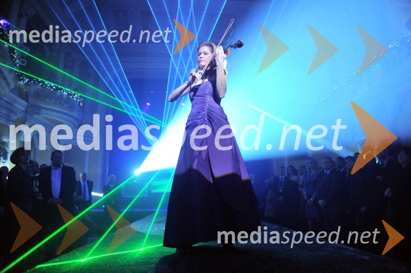 Alenka Semeja, violinistkaNovoletni sprejem župana Mestne občine Celje Bojana Šrota