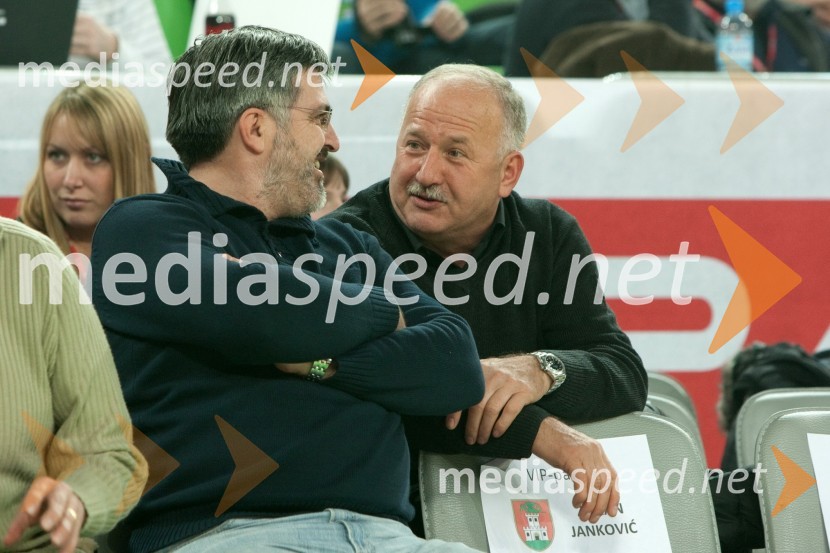Roman Jakič, direktor Zavoda Tivoli in Drago Bandič, nekdanji direktor zavoda TivoliDan slovenske košarke 2011