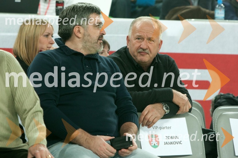Roman Jakič, direktor Zavoda Tivoli in Drago Bandič, nekdanji diretor zavoda TivoliDan slovenske košarke 2011