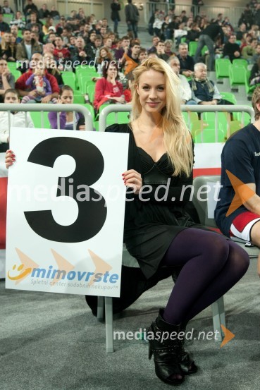 Tara Zupančič, manekenka in miss Alpe Adria International 2008Dan slovenske košarke 2011
