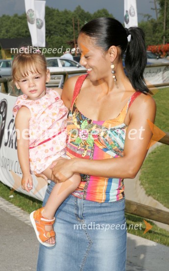 Bianca Tapilatu Barada in hčerka Tyra4. Rally Škoda Maribor 2006