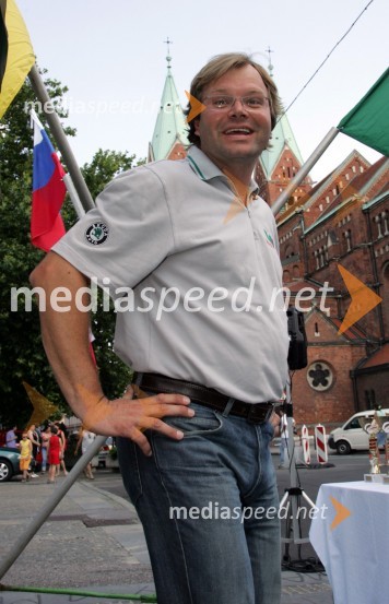 Marko Škriba, vodja blagovne znamke Škoda v Sloveniji4. Rally Škoda Maribor 2006