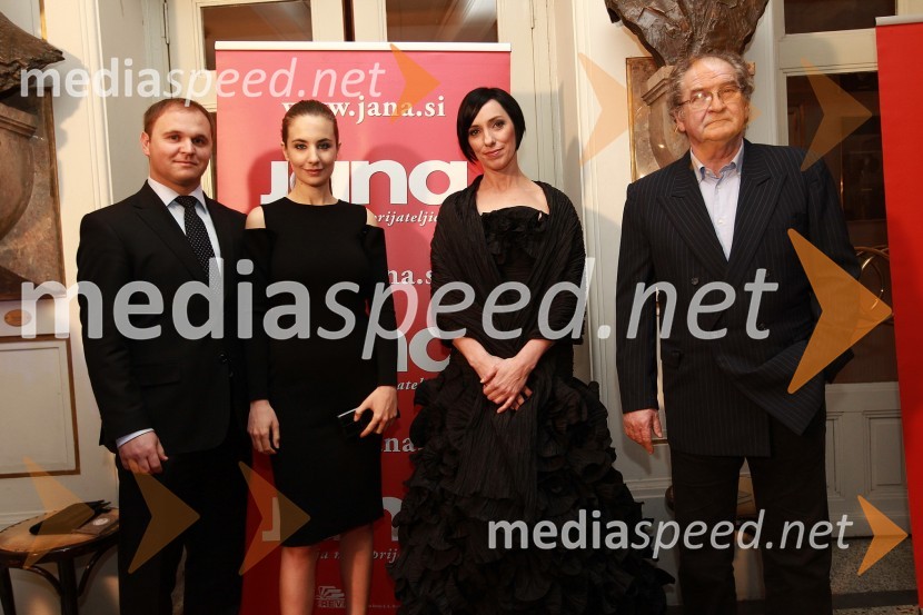 Matej Raščan, direktor in lastnik podjetja Rašica Point d.o.o. ter podjetja Delo revije, d.d., Marija Pandrc, izvršna direktorica podjetja Rašica, Melita Berzelak, glavna in odgovorna urednica revije Jana in Ivo Ban, ravnatelj SNG Drama LjubljanaSlovenka leta 2010 je Petra Majdič - druženje pred dvorano SNG Drama Ljubljana