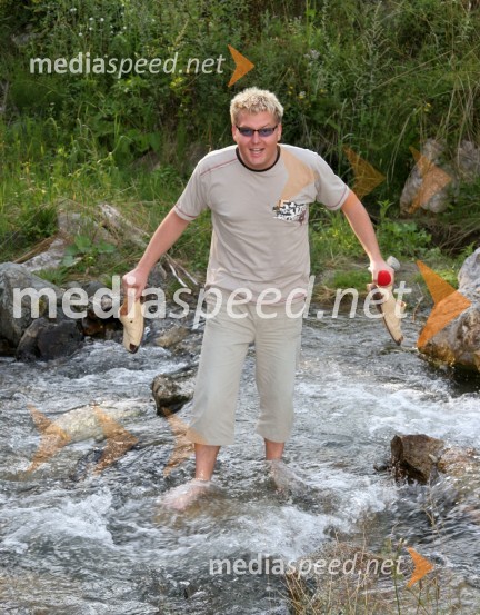 Voditelj na televiziji Net Tv Miro V. KodričOdštekana Tv - Fredi Miler in Miro V. Kodrič