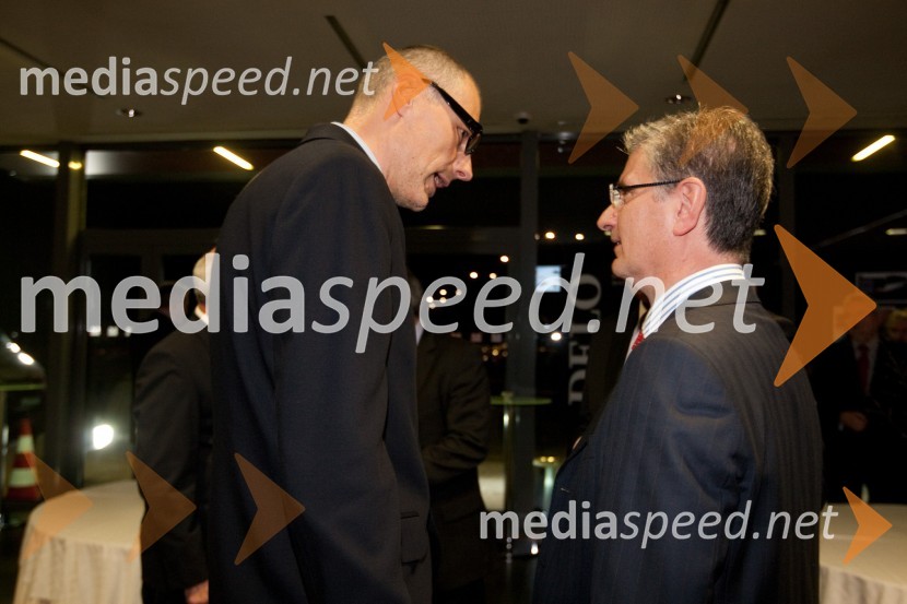 Iztok Seljak, Hidria d.d. in Franjo Bobinac, predsednik uprave Gorenje d.d.Januarsko srečanje Združenja Manager in podelitev priznanja za življenjsko delo