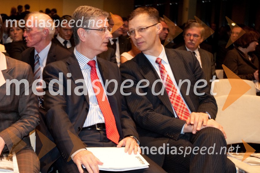 Franjo Bobinac, predsednik uprave Gorenje d.d. in dr. Igor Lukšič, minister za šolstvo in športJanuarsko srečanje Združenja Manager in podelitev priznanja za življenjsko delo