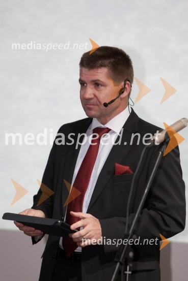 Dejan Turk, predsednik uprave Simobil d.d.Januarsko srečanje Združenja Manager in podelitev priznanja za življenjsko delo