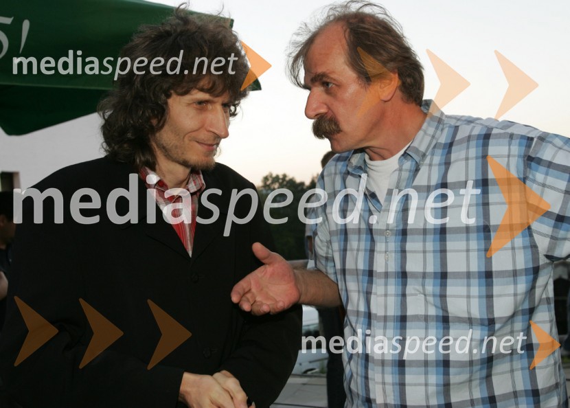 Adi Smolar, pevec in Zmago Ajhmajer, voditelj na Radiu MariborVečerov piknik