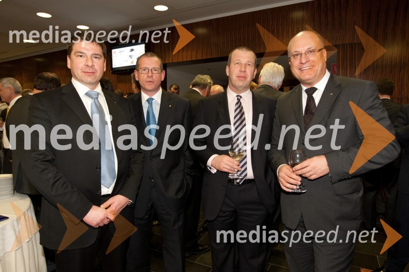 Robert Ličen, Bojan Brank, Davor Jakulin, A Tech in Iztok Klančnik, avtenta.siJanuarsko srečanje Združenja Manager in podelitev priznanja za življenjsko delo