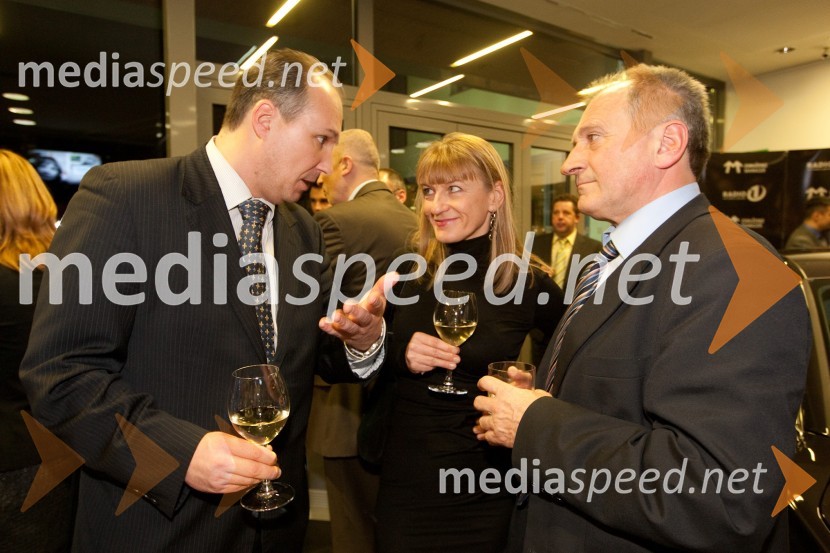 Kristjan Verbič, predsednik Vseslovensko združenje malih delničarjev, mag. Amadea Dobovišek, MBA, Publi Una in Dare Stojan, član Evropskega ekonomskega in socialnega odboraJanuarsko srečanje Združenja Manager in podelitev priznanja za življenjsko delo