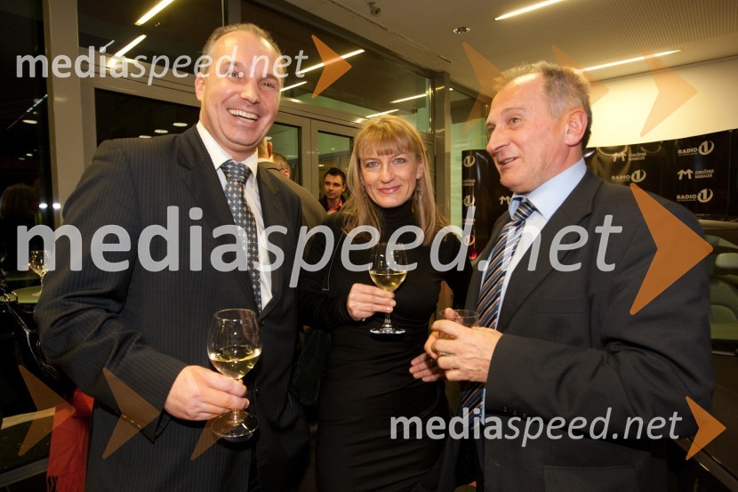 Kristjan Verbič, predsednik Vseslovensko združenje malih delničarjev, mag. Amadea Dobovišek, MBA, Publi Una in Dare Stojan, član Evropskega ekonomskega in socialnega odboraJanuarsko srečanje Združenja Manager in podelitev priznanja za življenjsko delo