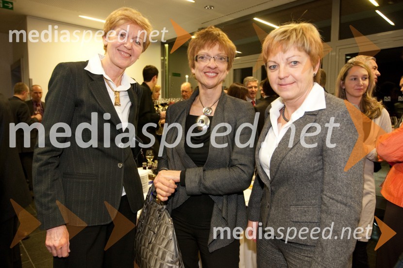 Cvetka Selšek, predsednica upravnega odbora SKB, Vita Cajnko Javornik, urednica revije Manager in mag. Vojka Ravbar, generalna sekretarka SKBJanuarsko srečanje Združenja Manager in podelitev priznanja za življenjsko delo