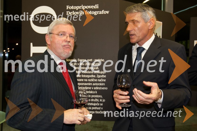 Peter Ilgo, direktor podjetja PCON d.o.o. in Slobodan Sibinčič, predsednik uprav GV skupine in predsednik sveta Managerskih koncertovJanuarsko srečanje Združenja Manager in podelitev priznanja za življenjsko delo