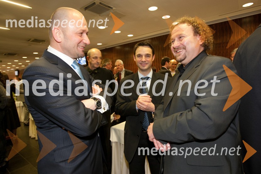	Goran Brankovič, direktor Slovenskih železnic, Danilo Ferjančič, generalni direktor Porsche Slovenija d.o.o. in Darko Brlek, direktor Festivala LjubljanaJanuarsko srečanje Združenja Manager in podelitev priznanja za življenjsko delo