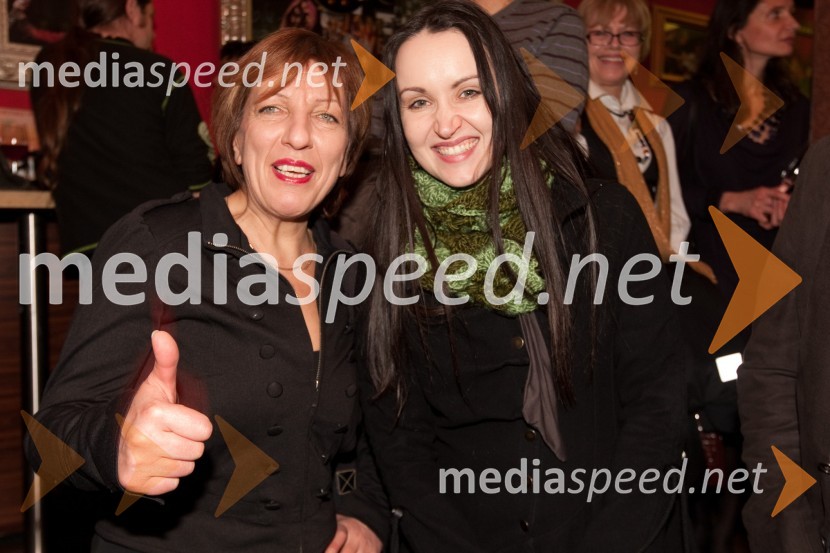 Viktorija Potočnik, nekdanja županja Ljubljane in Tinkara Kovač, glasbenicaStrelci in Kozorogi, tradicionalna zabava