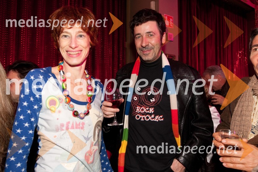 Mateja Panter, oblikovalka in Franci Kek, politikStrelci in Kozorogi, tradicionalna zabava