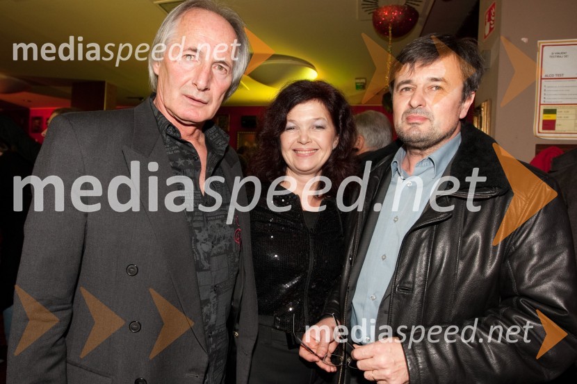 Janez Bončina Benč, glasbenik, Nena Kopčavar Guček, zdravnica in Janoš Kern, direktor Imago SloveniaeStrelci in Kozorogi, tradicionalna zabava