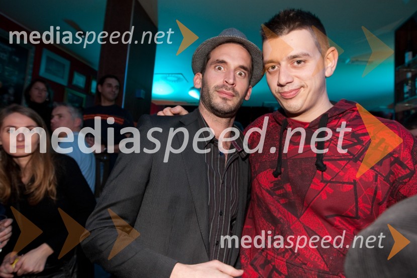 Teo Collori, glasbenik in Rok Terkaj-Trkaj, raperStrelci in Kozorogi, tradicionalna zabava