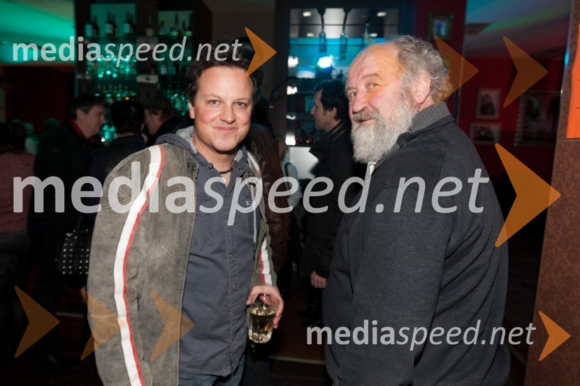 Rok Golob, glasbenik in Matjaž Žbontar, filmski režiserStrelci in Kozorogi, tradicionalna zabava