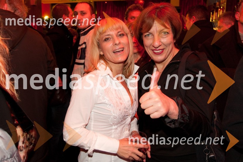 Barbra Jermann, urednica revije Lady in Viktorija Potočnik, nekdanja županja LjubljaneStrelci in Kozorogi, tradicionalna zabava