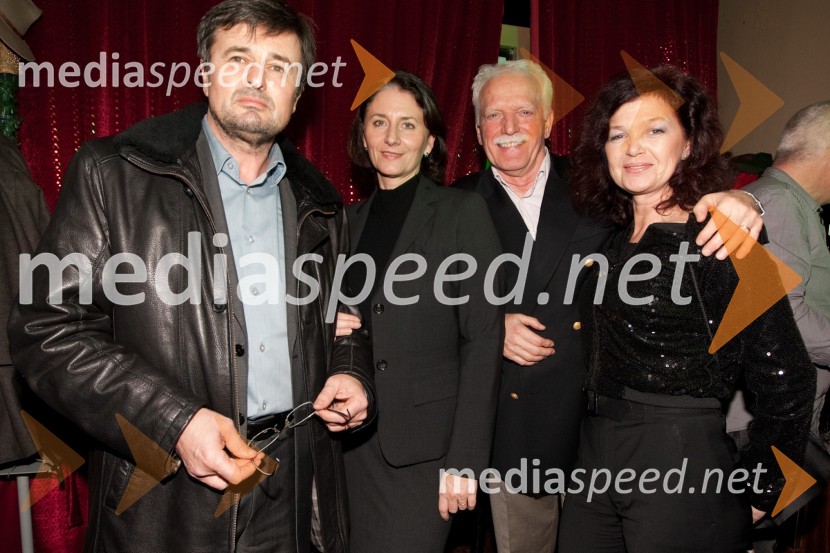 Janoš Kern, direktor Imago Sloveniae, soproga Ljerka, 	Nena Kopčavar Guček in Andrej Guček, zdravnikaStrelci in Kozorogi, tradicionalna zabava