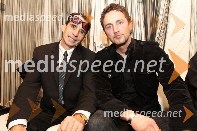 Ekrem Jevrić, črnogorski pevec in Ervin Fazlić, manager Million clubaEkrem Jevrić, črnogorski pevec prvič v Sloveniji