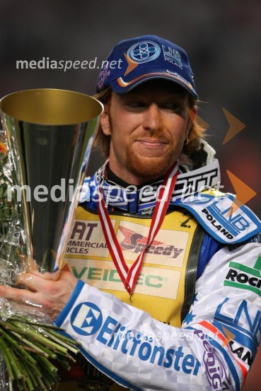 Jason Crump (Avstralija) 2.mesto na VN DanskeSPEEDWAY GRAND PRIX, VN Danske 2006, dirka