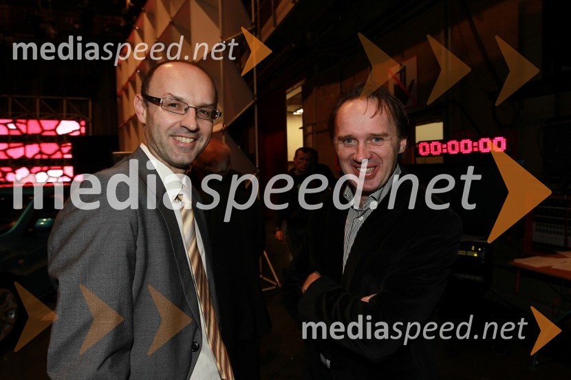 Tomaž Ranc, urednik časnika Večer in Vanja VardjanSlovenski avto leta 2011