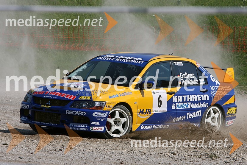 Posadka Hermann Gassner in Karin Thannhaeuser (Nemčija) v avtu MITSUBISHI Lancer EVO VII   
 
4. Rally Škoda Maribor 2006