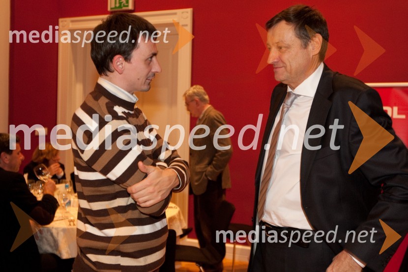 Bruno Radović in France Kmetič, urednik Moto revijeSlovenski avto leta 2011