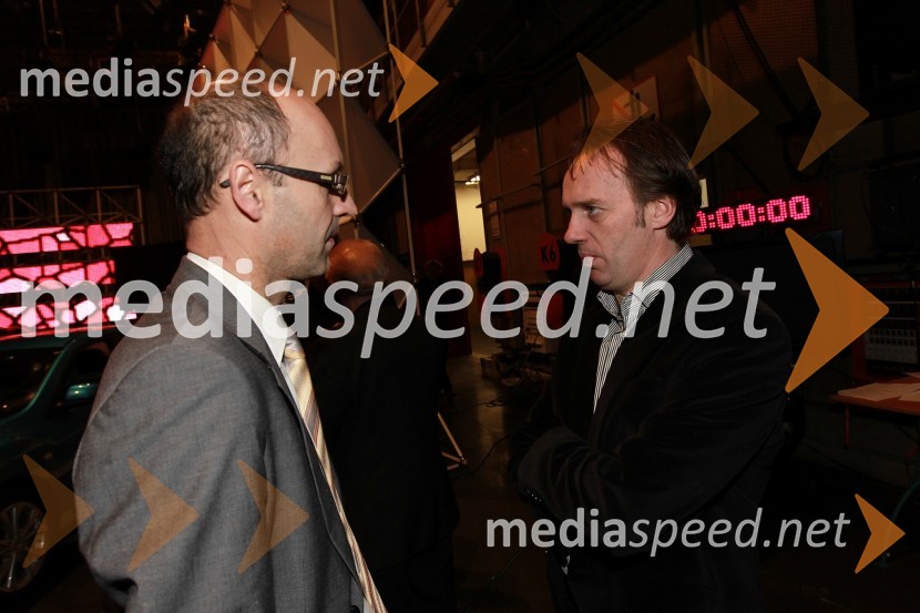 Tomaž Ranc, urednik časnika Večer in Vanja Vardjan 
Slovenski avto leta 2011