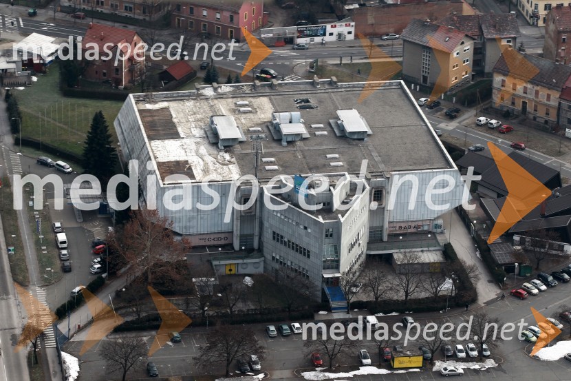 Dvorana TaborMaribor in okolica iz zraka