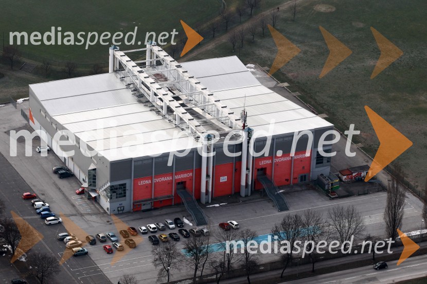 Ledna dvorana MariborMaribor in okolica iz zraka