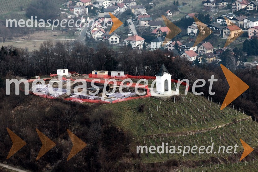 PiramidaMaribor in okolica iz zraka