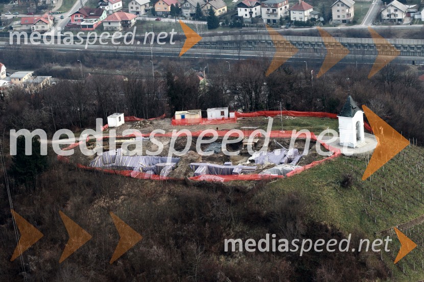 PiramidaMaribor in okolica iz zraka