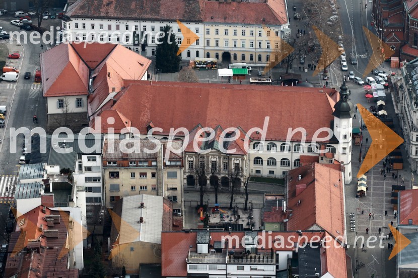 Mariborski mestni gradMaribor in okolica iz zraka