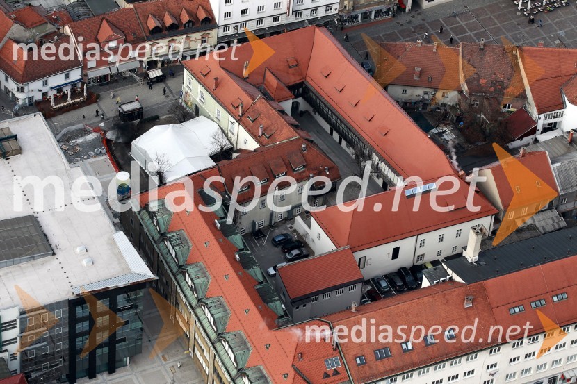 Naskov dvorecMaribor in okolica iz zraka