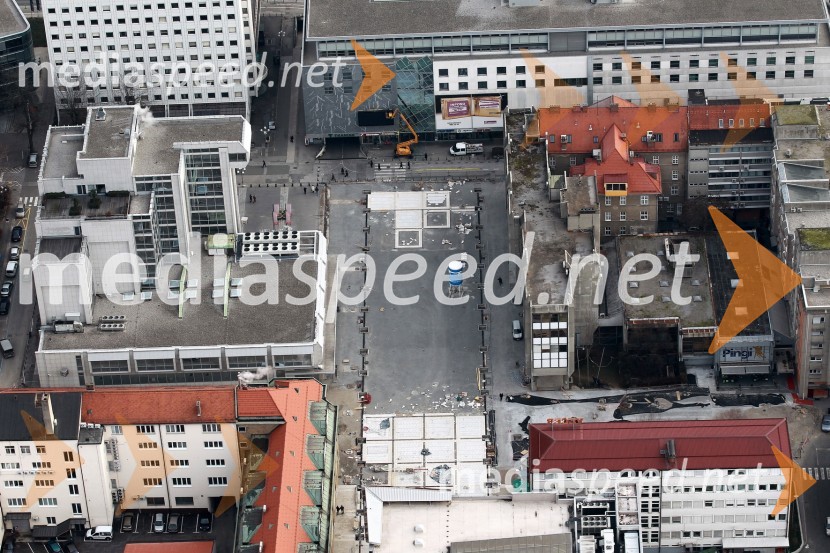 Centrala Nove KBM in Trgovski center City MariborMaribor in okolica iz zraka